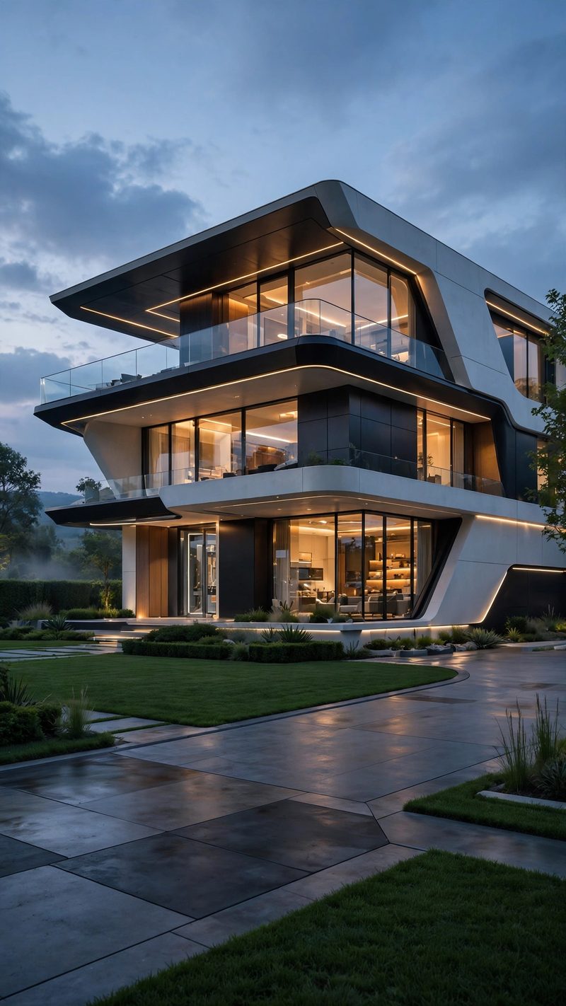 Elegant Luxury Villa in Coastal Landscape